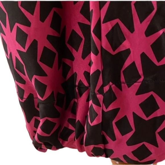 Common Thread Silk Sleeveless Bubble Hem Dress - Picture 9 of 9